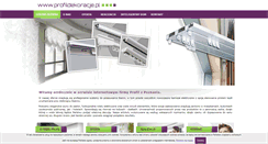 Desktop Screenshot of profildekoracje.pl